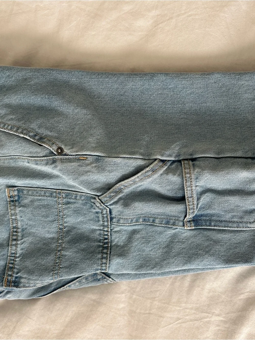 Old Navy Boys Baggy Jeans Blue Light Wash Size 14 Adjustable Waist